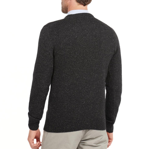 Barbour Pullover Maglia Uomo Essential Tisbury Nero - Francavilla Moda